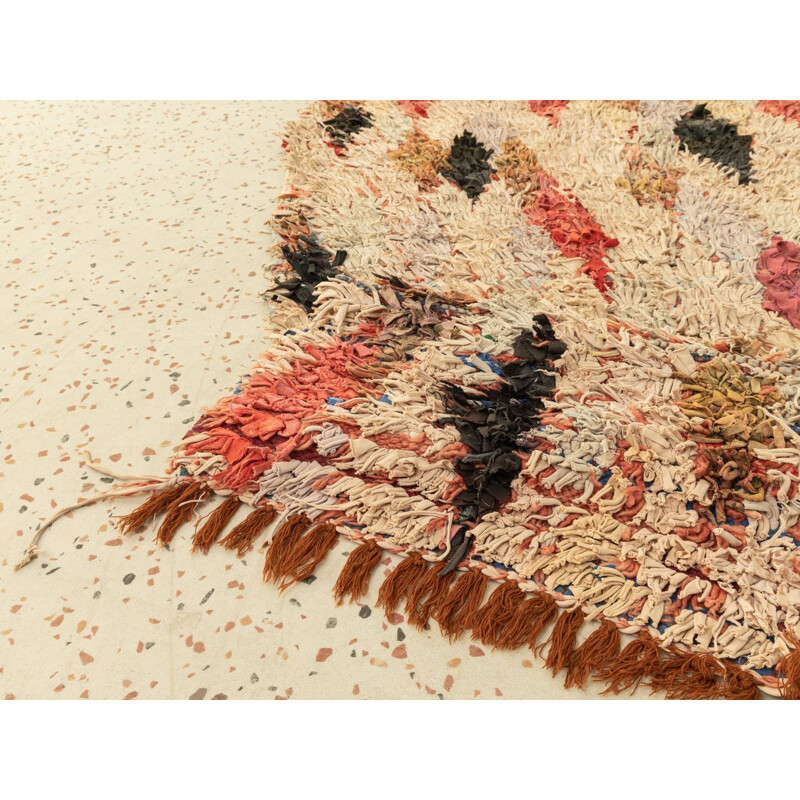 Vintage Berber carpet "Boujad" in wool, Morocco