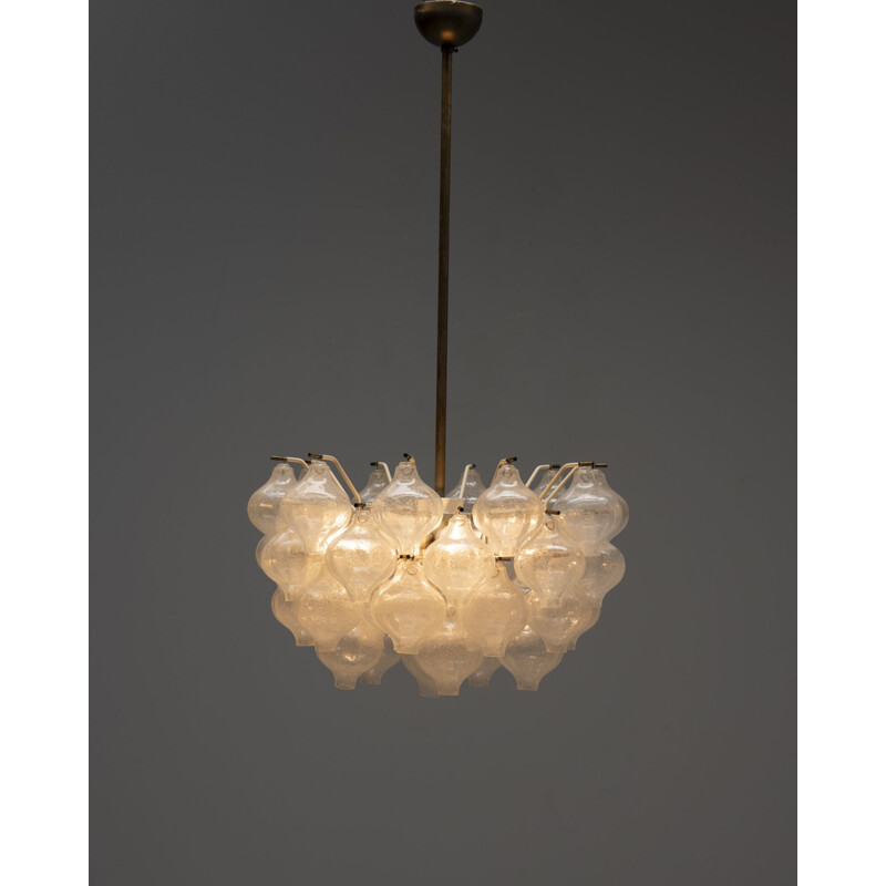 Vintage chandelier "Tulipan" by J.T. Kalmar, Austria 1960