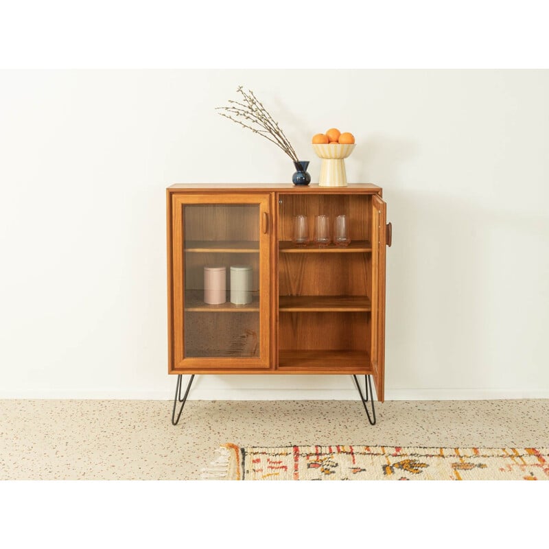 Vintage teak display cabinet by Heinrich Restenpatt, Germany 1960s