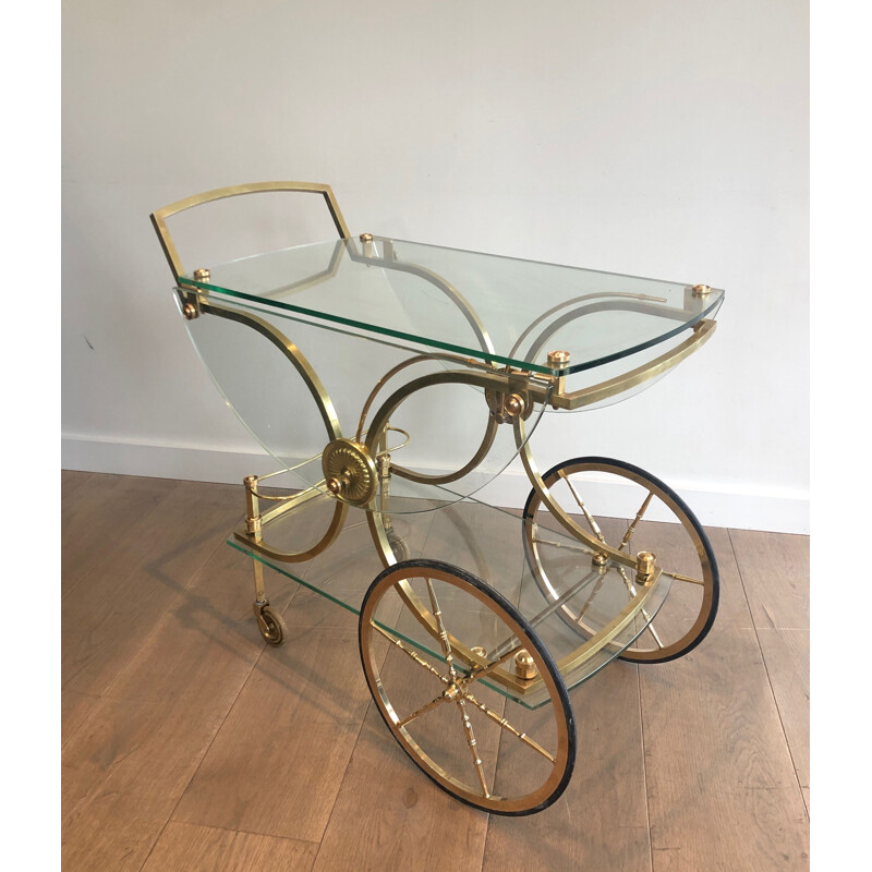 Vintage serving table from the Baguès House, France 1940