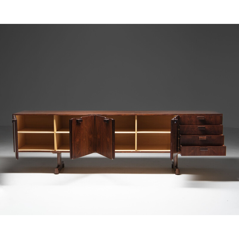 Vintage sideboard in jacaranda by Novo Rumo, Bresil 1960