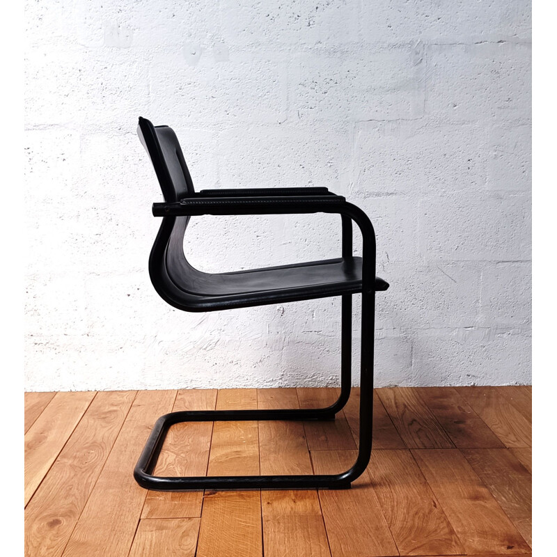 Chaise vintage en métal de la Matteo Grassi