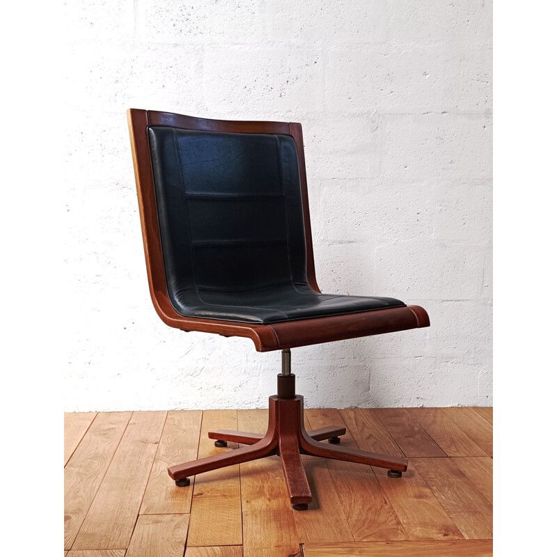 Vintage houten stoel van Cofemo