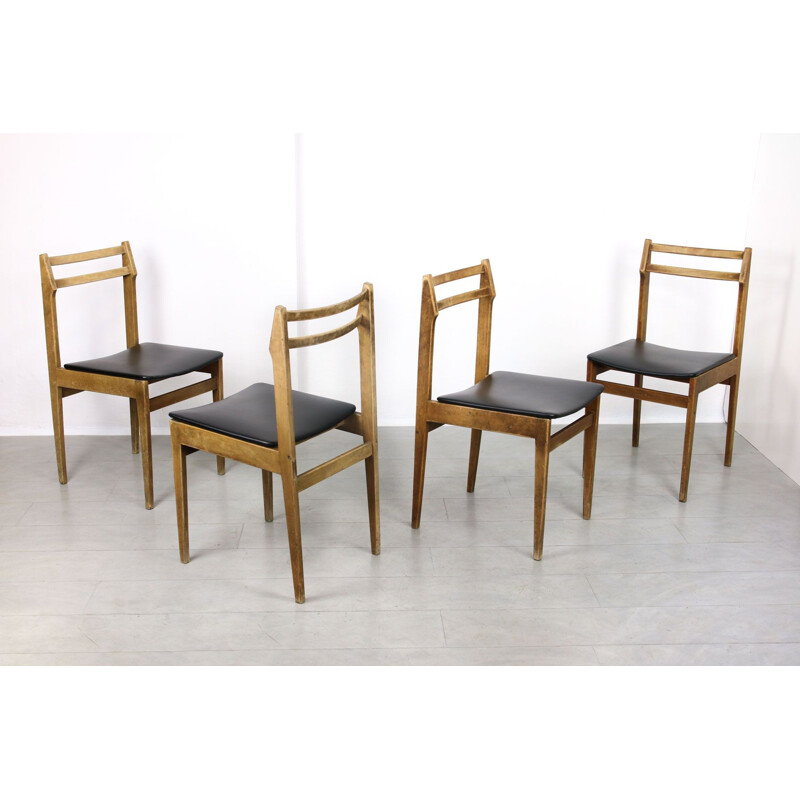 Set of 4 vintage chairs by Stol Kamnik, 1970s 