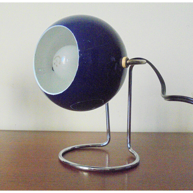 Pair of vintage Eyeball nightstand lamps, 1970s