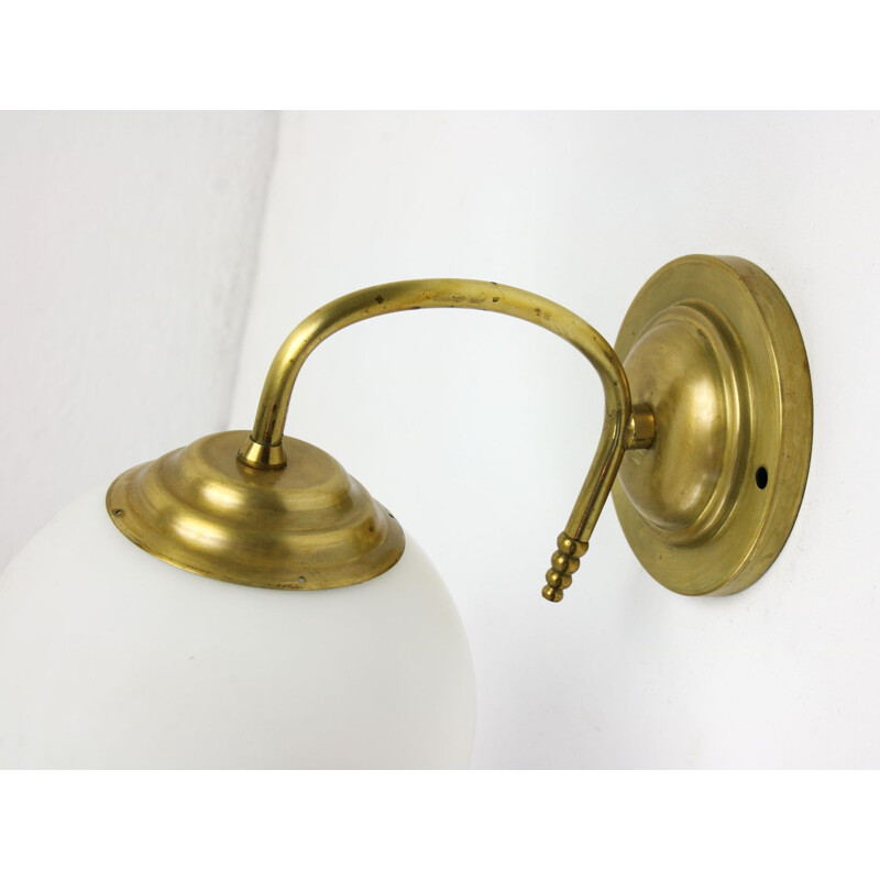 Vintage brass wall lamp