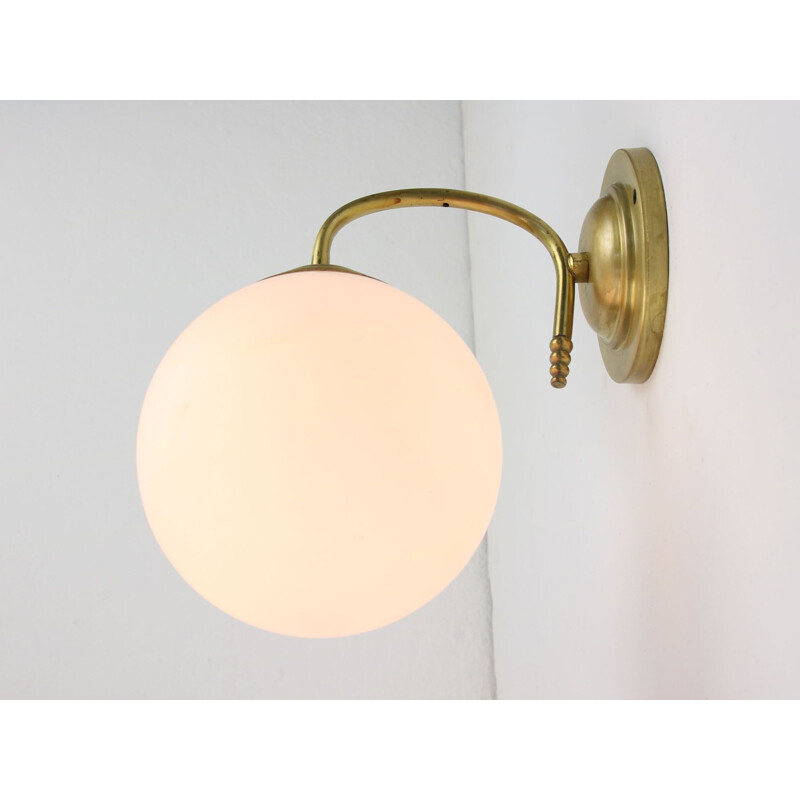 Vintage brass wall lamp