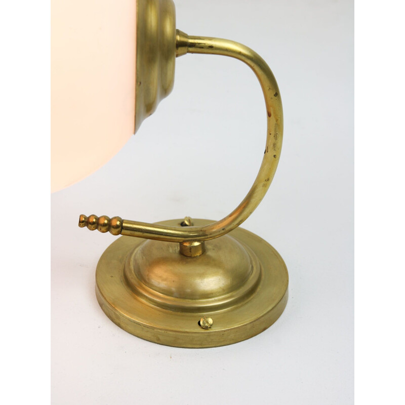 Vintage brass wall lamp