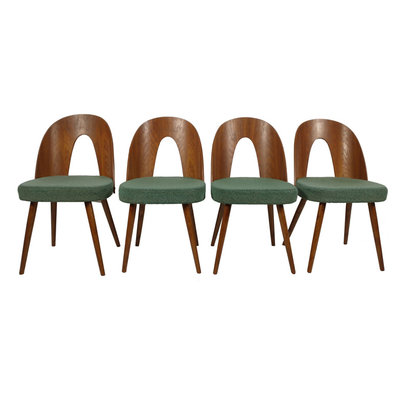 Set of 4 vintage chairs by Antonin Suman for Tatra, 1960s