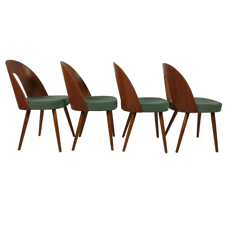 Set of 4 vintage chairs by Antonin Suman for Tatra, 1960s