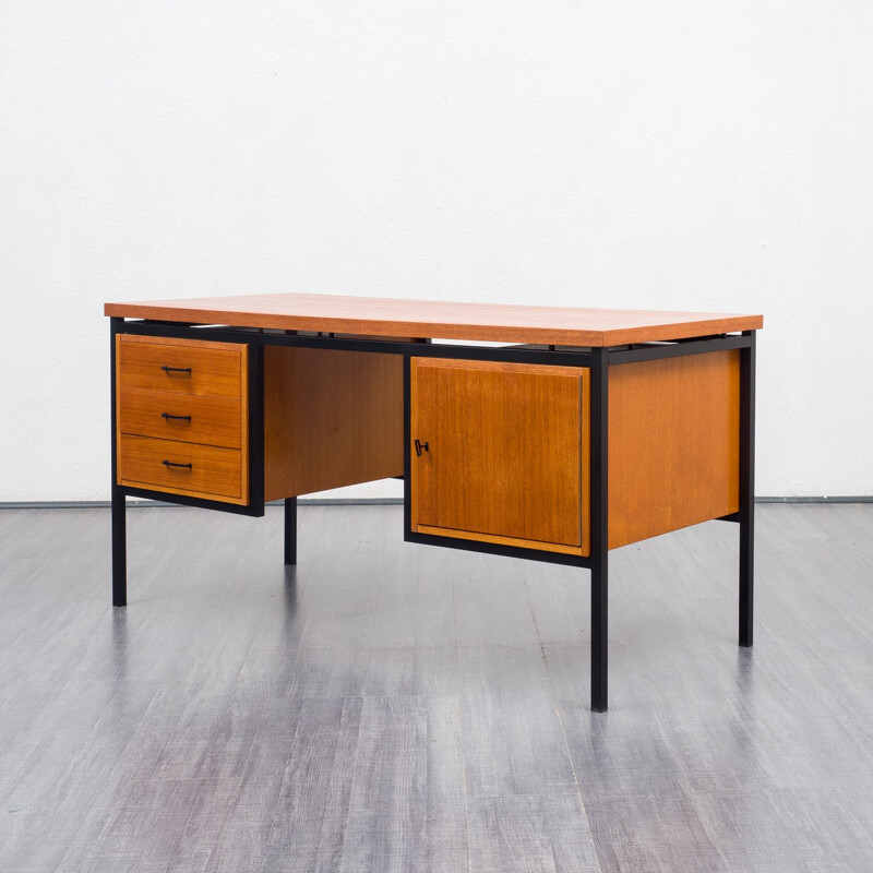 Vintage teak desk, 1960s