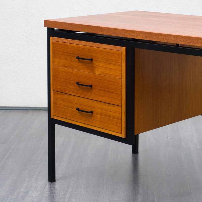 Vintage teak desk, 1960s