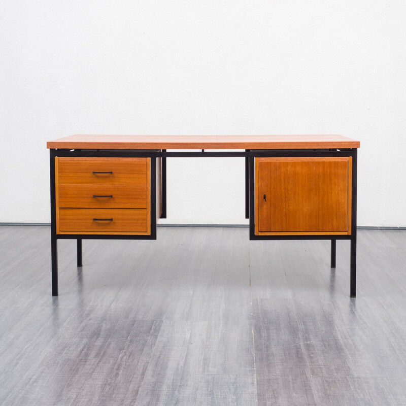 Vintage teak desk, 1960s