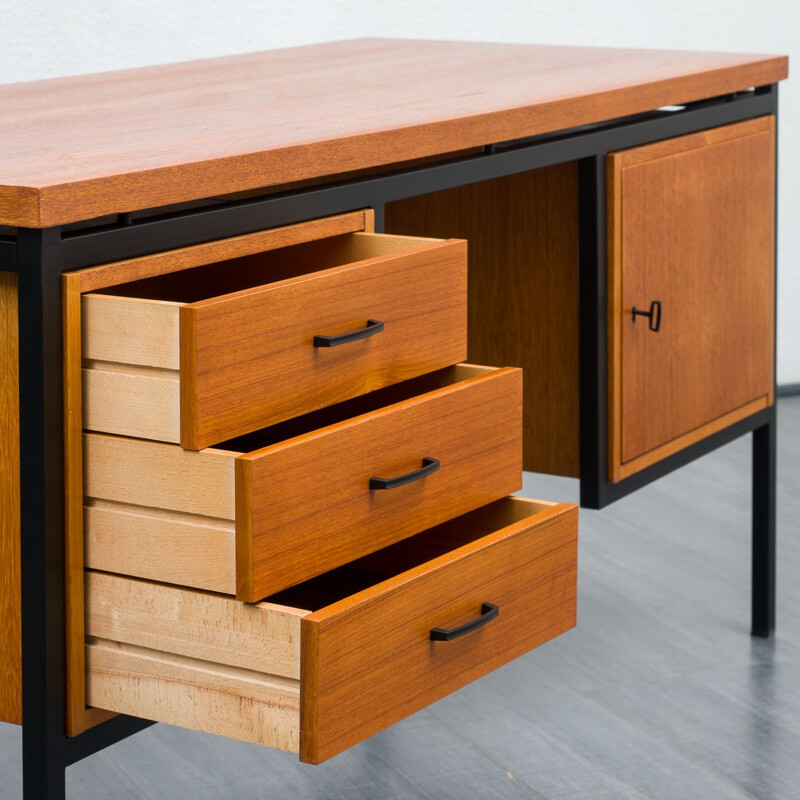 Vintage teak desk, 1960s