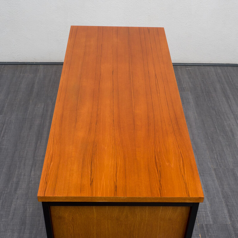 Vintage teak desk, 1960s