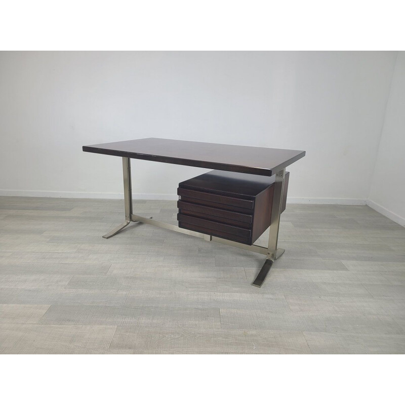 Bureau vintage Formanova en palissandre de Gianni Moscatelli, 1970