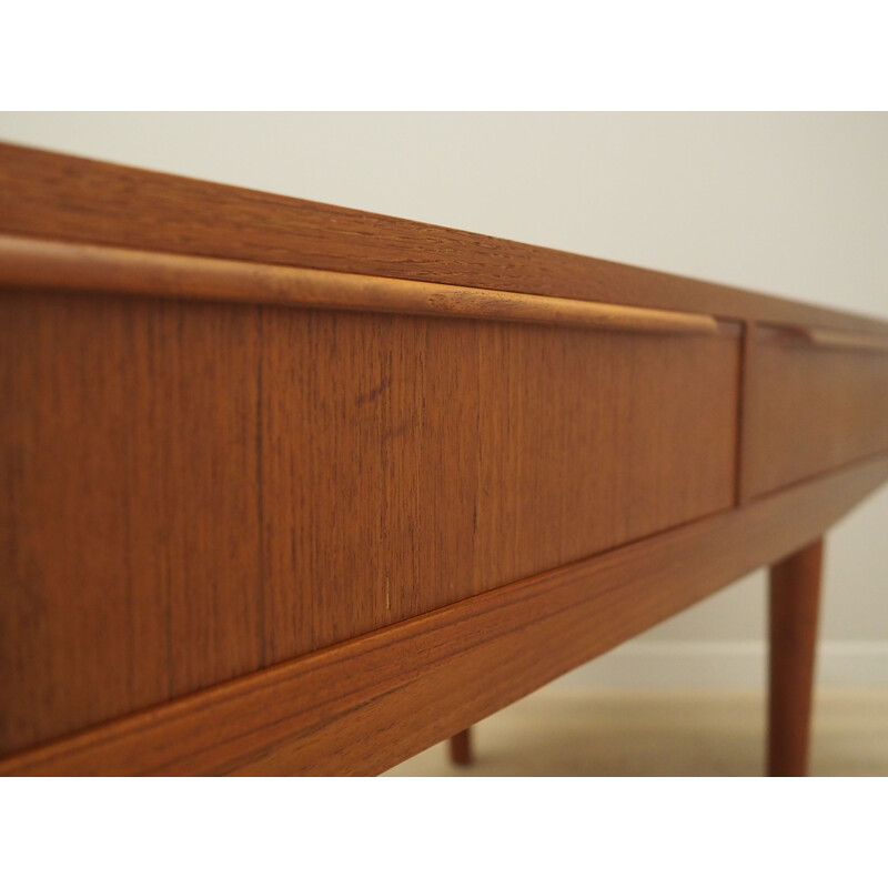 Vintage teak lowboard, Denmark 1960s