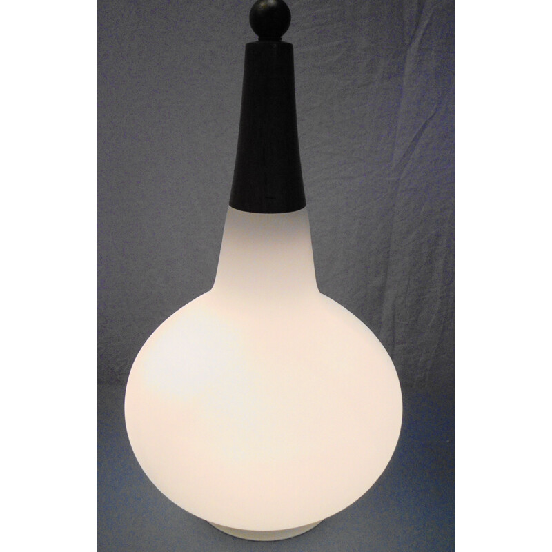 Vintage opaline lamp by Max Ingrand, 1970s