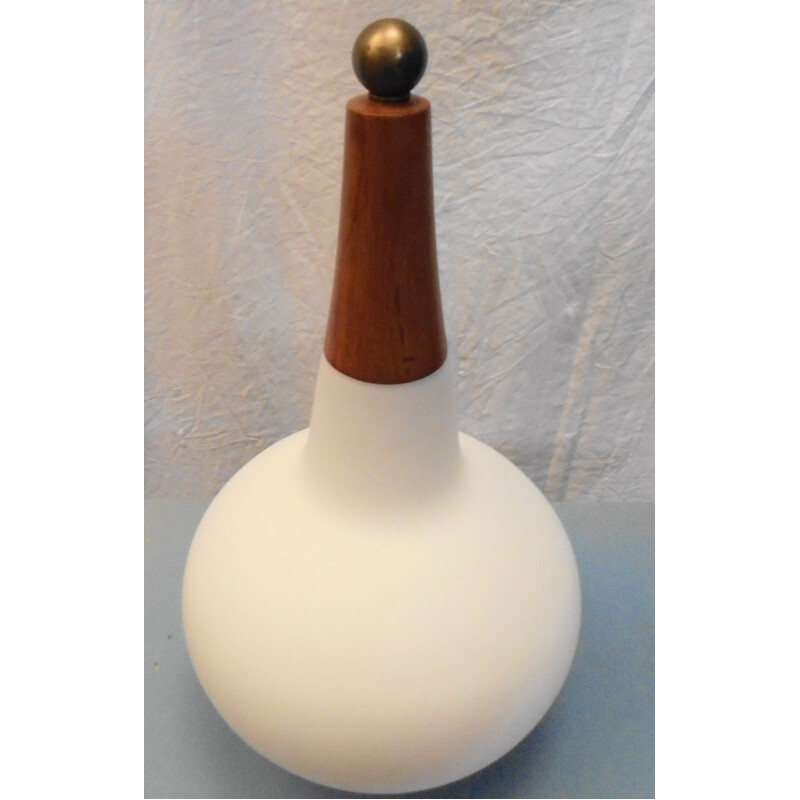 Vintage opaline lamp van Max Ingrand, 1970