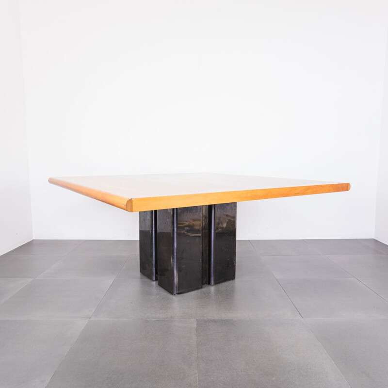 Table de réunion vintage par Ettore Sottsass, 1980