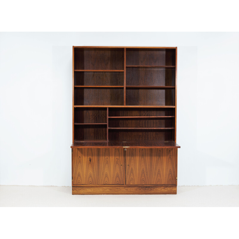 Vintage rosewood highboard by Carlo jensen for Hundevad & Co