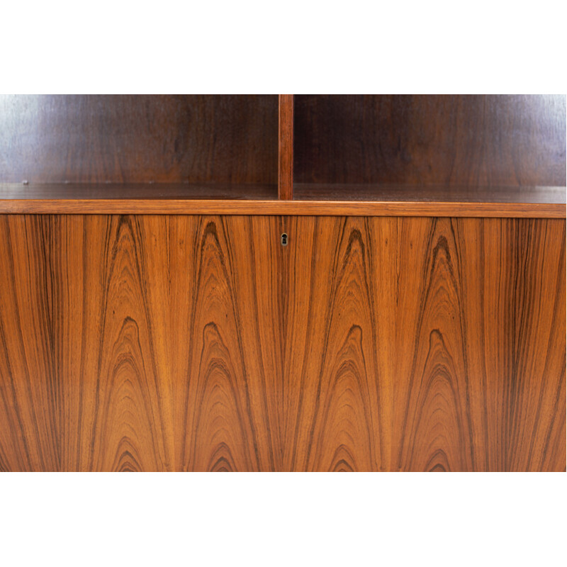 Vintage rosewood highboard by Carlo jensen for Hundevad & Co