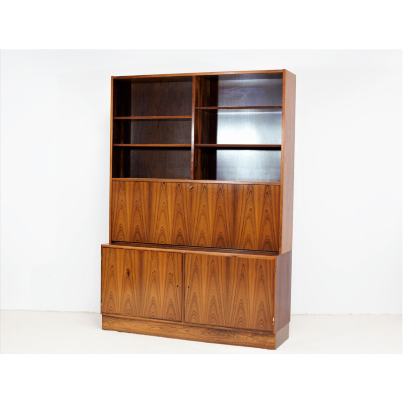 Vintage rosewood highboard by Carlo jensen for Hundevad & Co