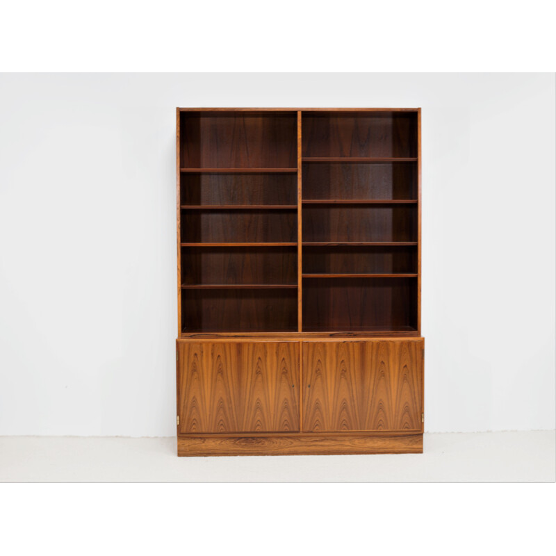 Vintage rosewood bookcase by Carlo Jensen for Hundevad & Co