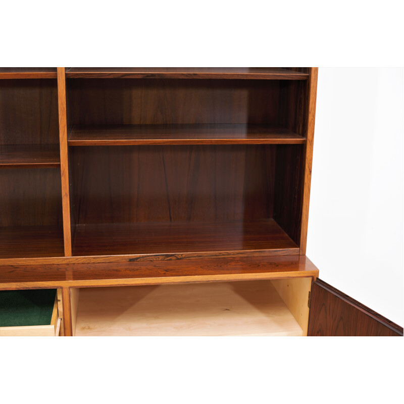 Vintage rosewood bookcase by Carlo Jensen for Hundevad & Co