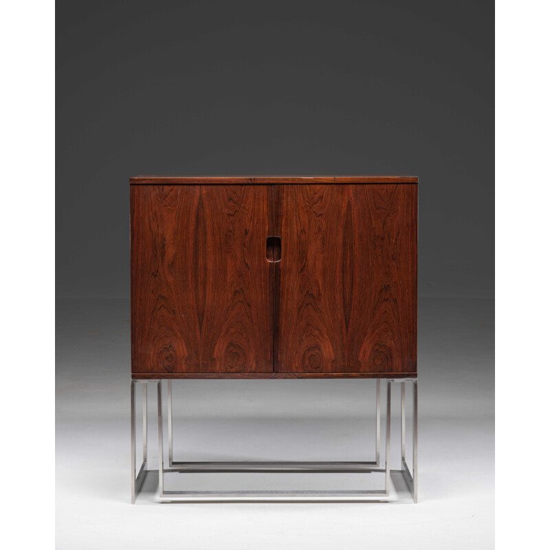 Vintage rosewood chest of drawers, Italy 1970
