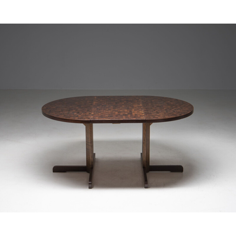 Vintage uittrekbare tafel van Dieter Waeckerlin voor Idealheim Basel, 1960