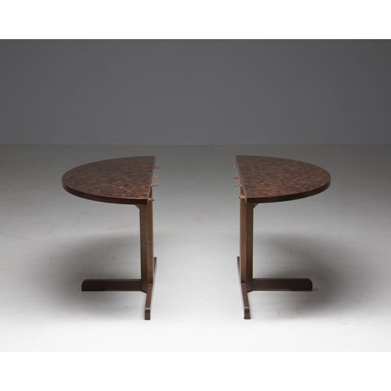 Vintage uittrekbare tafel van Dieter Waeckerlin voor Idealheim Basel, 1960