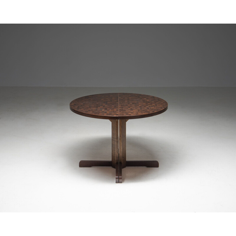 Vintage uittrekbare tafel van Dieter Waeckerlin voor Idealheim Basel, 1960