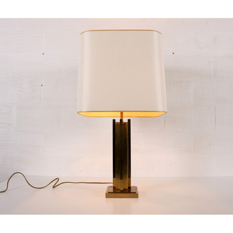 Belgo Chrom lamp in brass - 1970s