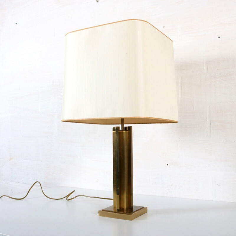 Belgo Chrom lamp in brass - 1970s