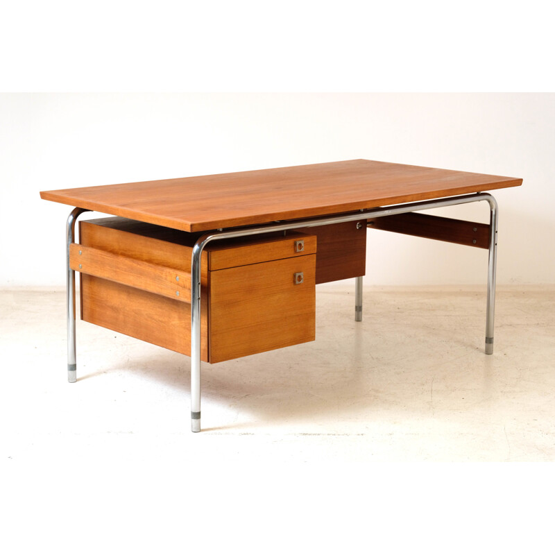 Vintage teakhouten bureau van Arne Vodder voor Sibast, 1960