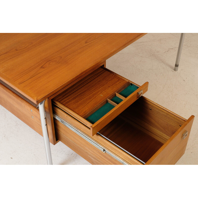 Vintage Teakholz Schreibtisch von Arne Vodder für Sibast, 1960