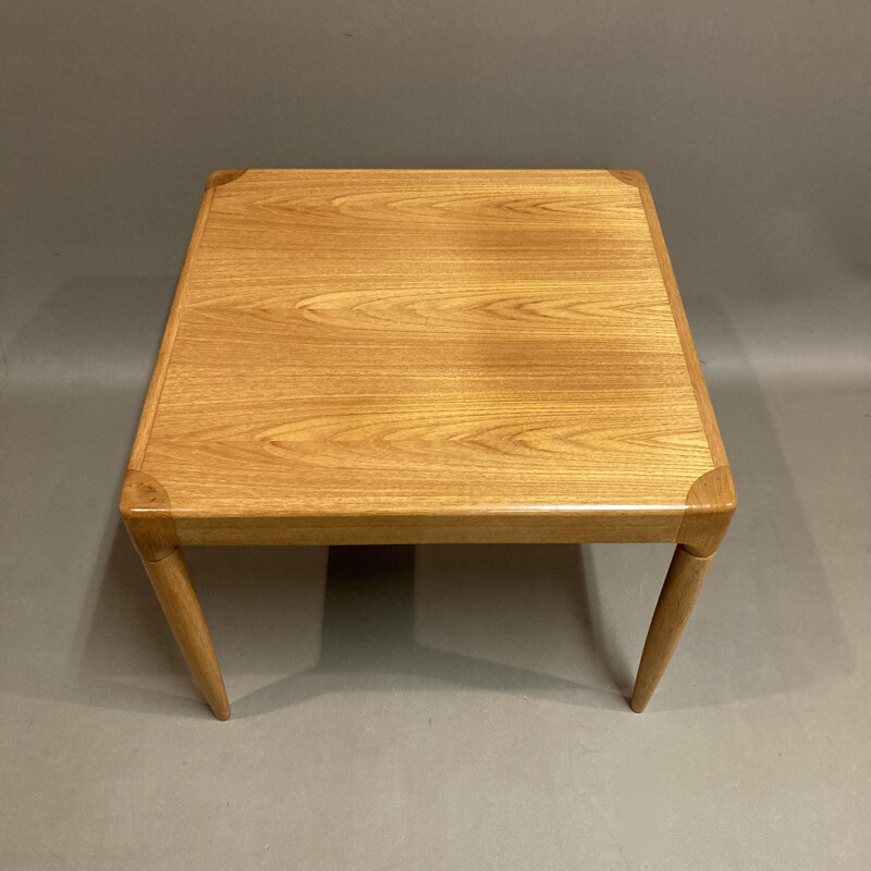 Scandinavian vintage teak coffee table, 1950