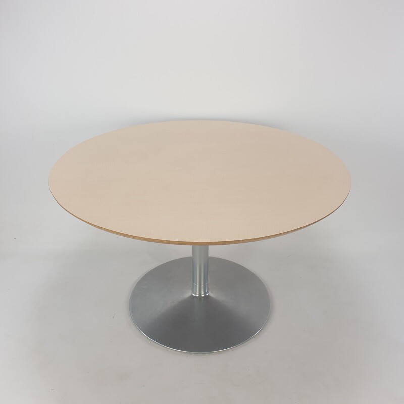 Vintage round dining table by Pierre Paulin for Artifort, 1960s