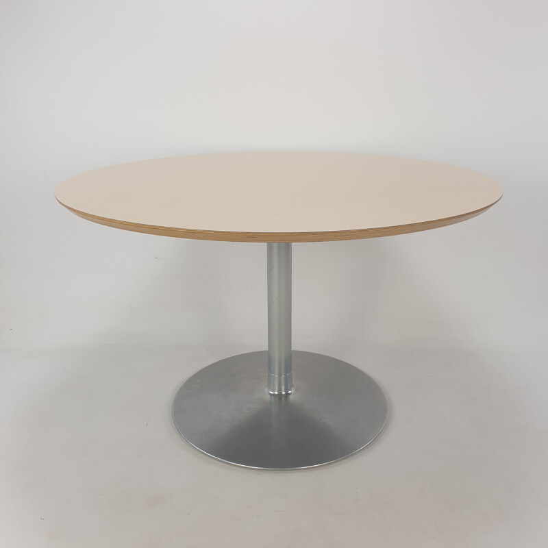 Vintage round dining table by Pierre Paulin for Artifort, 1960s