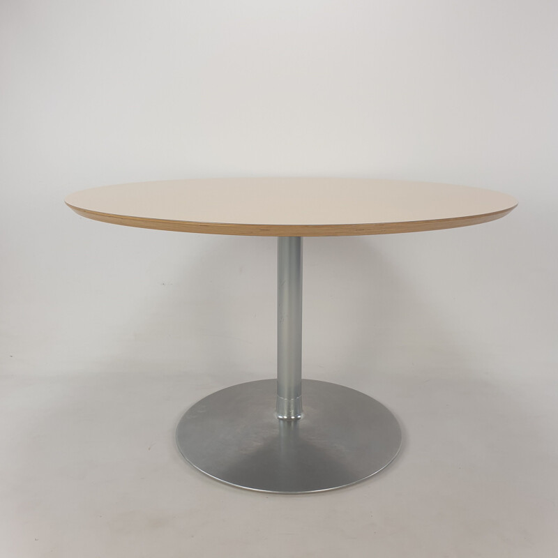 Vintage round dining table by Pierre Paulin for Artifort, 1960s