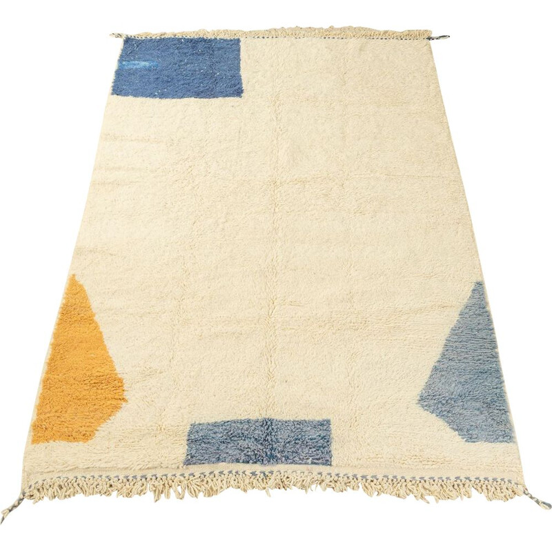 Color Pieces vintage Berber carpet in wool, Morocco