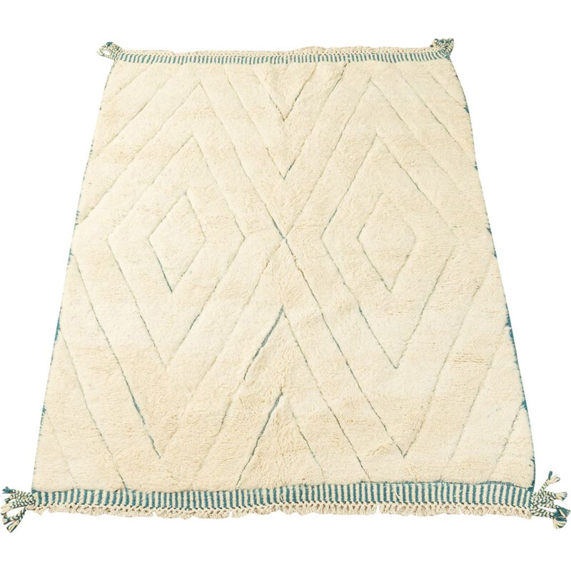 Vintage wool Color Speckles Berber rug, Morocco