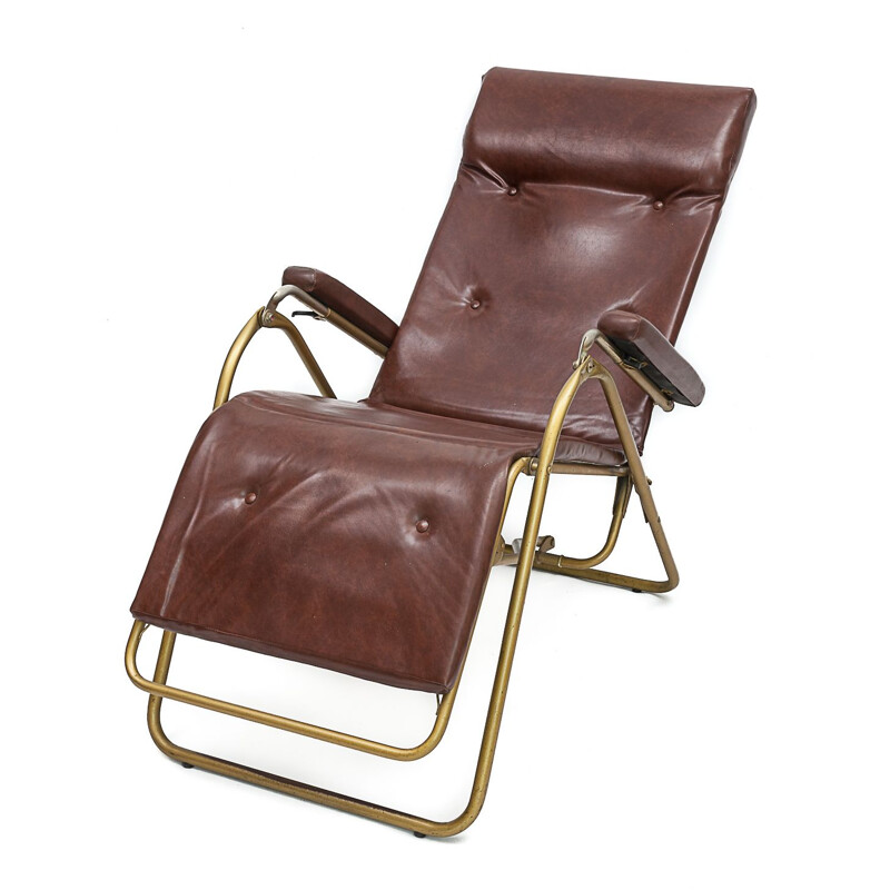 Vintage folding lounge chair by Lama, 1960s