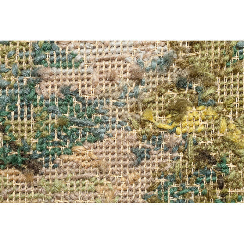 Vintage tapestry "Scène galante" in wool after Watteau, 1940