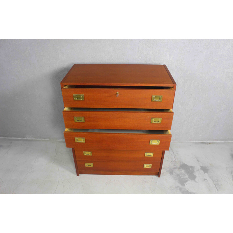 Vintage teak chest of drawers, Denmark 1960s
