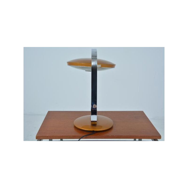 Vintage Fase table lamp in steel - 1960s