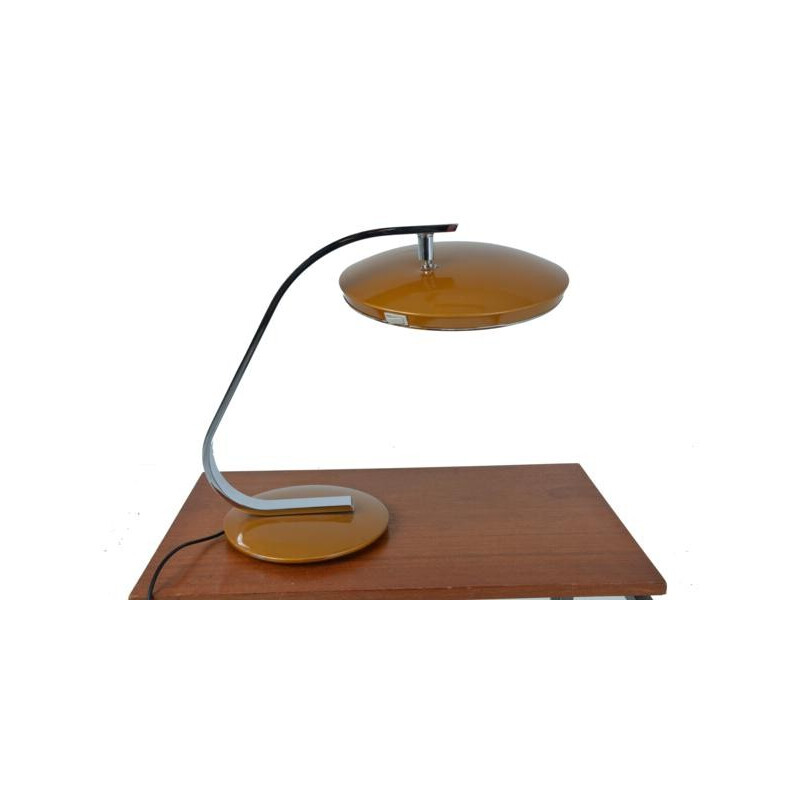 Vintage Fase table lamp in steel - 1960s