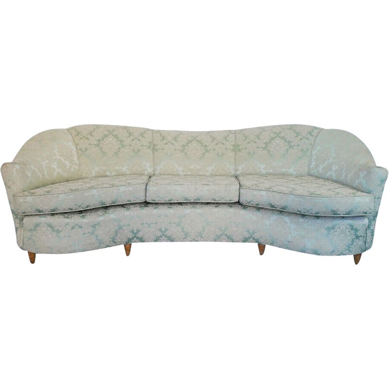 Vintage 3-seater sofa in fabric, 1950s