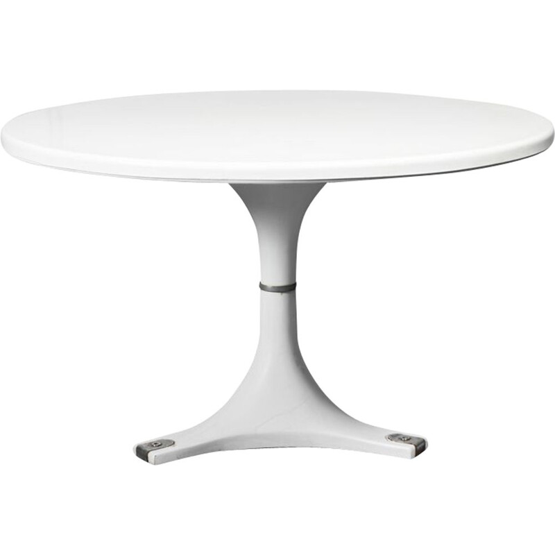 Table ronde vintage par Ignazio Gardella et Anna Castelli pour Kartell, 1960